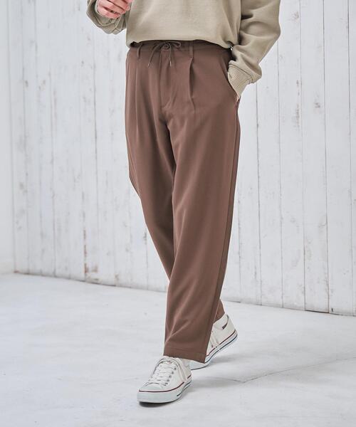 coen（コーエン）の「TRタックイージーパンツ（その他パンツ・メンズ・ネイビー/ブラウン/ブラック/グレー・SMALL/MEDIUM/LARGE/X-LARGE）」の18枚目の写真