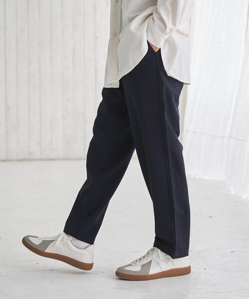 coen（コーエン）の「TRタックイージーパンツ（その他パンツ・メンズ・ネイビー/ブラウン/ブラック/グレー・SMALL/MEDIUM/LARGE/X-LARGE）」の14枚目の写真