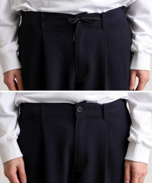 coen（コーエン）の「TRタックイージーパンツ（その他パンツ・メンズ・ネイビー/ブラウン/ブラック/グレー・SMALL/MEDIUM/LARGE/X-LARGE）」の8枚目の写真