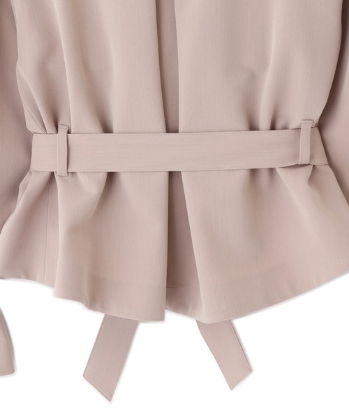 PROPORTION BODY DRESSING（プロポーションボディドレッシング）の「ショートトレンチ / 1212155202（テーラードジャケット・レディース・グレー/ピンク/オフホワイト・SMALL/MEDIUM）」の18枚目の写真