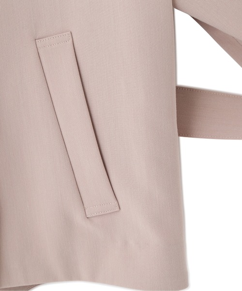 PROPORTION BODY DRESSING（プロポーションボディドレッシング）の「ショートトレンチ / 1212155202（テーラードジャケット・レディース・グレー/ピンク/オフホワイト・SMALL/MEDIUM）」の21枚目の写真