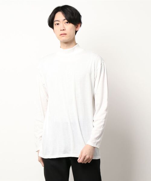 BACK NUMBER（バックナンバー）の「【BACK NUMBER】切替モックネックレイヤード（アンサンブル・メンズ・チャコールグレー×ブラック/ブラック×グレー/グレー・XL/M/L）」の4枚目の写真