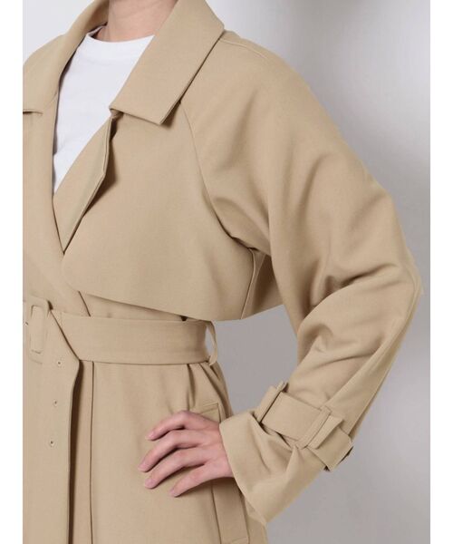 LAGUNAMOON（ラグナムーン）の「エンブロイダリートレンチコート（トレンチコート・レディース・ベージュ/アイボリー・SMALL/MEDIUM）」の16枚目の写真