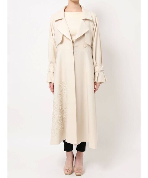 LAGUNAMOON（ラグナムーン）の「エンブロイダリートレンチコート（トレンチコート・レディース・ベージュ/アイボリー・SMALL/MEDIUM）」の19枚目の写真