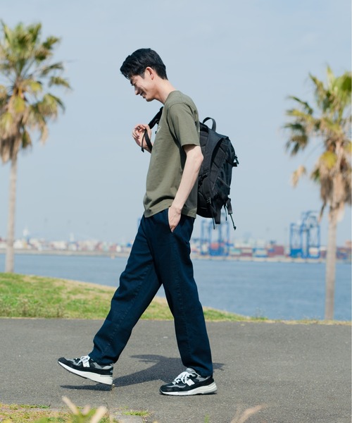 Blue Standard （ブルースタンダード）の「【BLUE STANDARD/ブルースタンダード】汗染みの目立ちにくいTシャツ ZEROSTAIN スラブプリントＴシャツ（Tシャツ/カットソー・メンズ・ブルー系その他/グリーン系その他/オフホワイト/カーキ/ブラック系その他/ネイビー/ブラック/アイボリー・MEDIUM/X-LARGE/LARGE/SMALL）」の15枚目の写真
