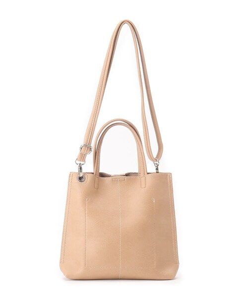 SHOO・LA・RUE（シューラルー）の「◆一枚革風ハトメショルダー（ショルダーバッグ・レディース・ブラック/ナチュラル/ベージュ・00）」の11枚目の写真