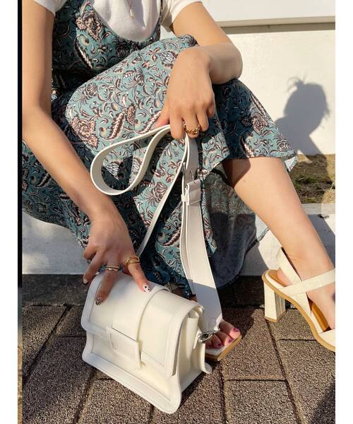 EVRIS（エヴリス）の「Oriental Flowerワンピース（ワンピース・レディース・ホワイト/オレンジ/グリーン・FREE）」の20枚目の写真