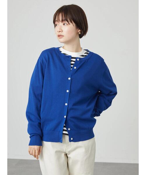 AMERICAN HOLIC(アメリカンホリック)の「クルーネックニットカーディガン(カーディガン/ボレロ・レディース・ブラック/アイボリー/レッド/ブルー・L/M)」の8枚目の写真