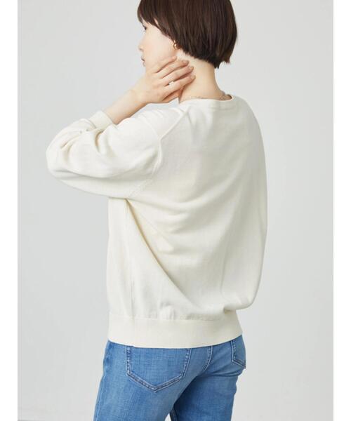 AMERICAN HOLIC(アメリカンホリック)の「クルーネックニットカーディガン(カーディガン/ボレロ・レディース・ブラック/アイボリー/レッド/ブルー・L/M)」の13枚目の写真