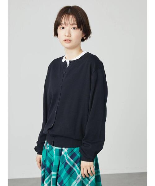 AMERICAN HOLIC(アメリカンホリック)の「クルーネックニットカーディガン(カーディガン/ボレロ・レディース・ブラック/アイボリー/レッド/ブルー・L/M)」の16枚目の写真