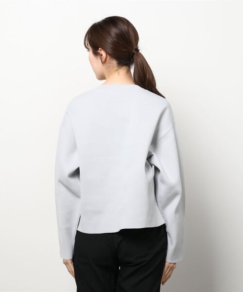 DROIT BELLO(ドロイトベロ)の「DROIT BELLO(ドロイトベロ)クルーネックニット(ニット/セーター・レディース・グレー/ライム/グリーン/ブルー・FREE)」の6枚目の写真