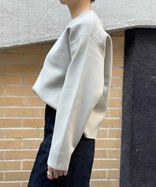 DROIT BELLO(ドロイトベロ)の「DROIT BELLO(ドロイトベロ)クルーネックニット(ニット/セーター・レディース・グレー/ライム/グリーン/ブルー・FREE)」の10枚目の写真