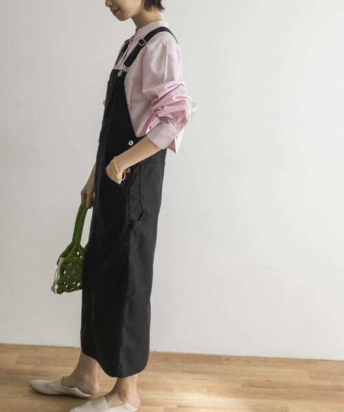 URBAN RESEARCH(アーバンリサーチ)の「ジャンパースカート(ワンピース・レディース・ホワイト系その他/ブラック・FREE)」の5枚目の写真