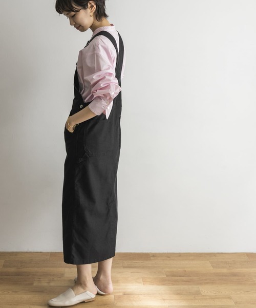 URBAN RESEARCH(アーバンリサーチ)の「ジャンパースカート(ワンピース・レディース・ホワイト系その他/ブラック・FREE)」の6枚目の写真