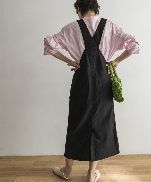 URBAN RESEARCH(アーバンリサーチ)の「ジャンパースカート(ワンピース・レディース・ホワイト系その他/ブラック・FREE)」の7枚目の写真