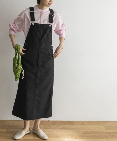 URBAN RESEARCH(アーバンリサーチ)の「ジャンパースカート(ワンピース・レディース・ホワイト系その他/ブラック・FREE)」の10枚目の写真