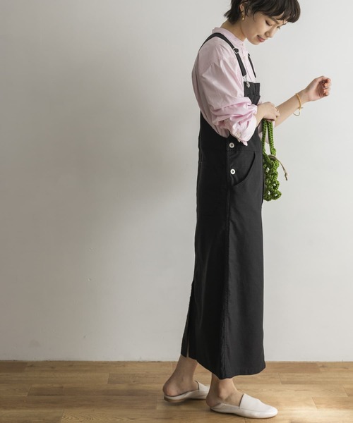 URBAN RESEARCH(アーバンリサーチ)の「ジャンパースカート(ワンピース・レディース・ホワイト系その他/ブラック・FREE)」の11枚目の写真