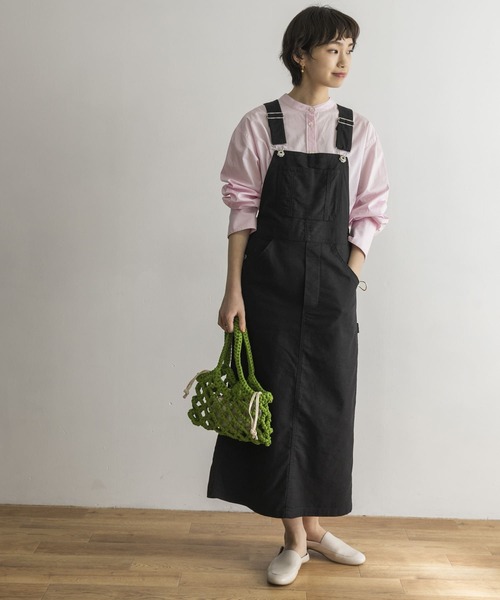 URBAN RESEARCH(アーバンリサーチ)の「ジャンパースカート(ワンピース・レディース・ホワイト系その他/ブラック・FREE)」の12枚目の写真