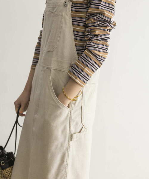 URBAN RESEARCH(アーバンリサーチ)の「ジャンパースカート(ワンピース・レディース・ホワイト系その他/ブラック・FREE)」の14枚目の写真