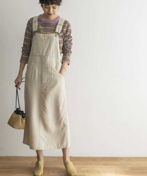 URBAN RESEARCH(アーバンリサーチ)の「ジャンパースカート(ワンピース・レディース・ホワイト系その他/ブラック・FREE)」の18枚目の写真