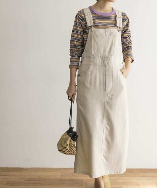 URBAN RESEARCH(アーバンリサーチ)の「ジャンパースカート(ワンピース・レディース・ホワイト系その他/ブラック・FREE)」の19枚目の写真