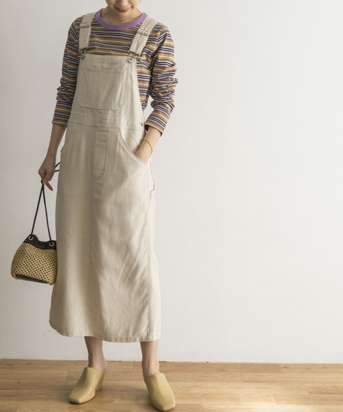 URBAN RESEARCH(アーバンリサーチ)の「ジャンパースカート(ワンピース・レディース・ホワイト系その他/ブラック・FREE)」の20枚目の写真