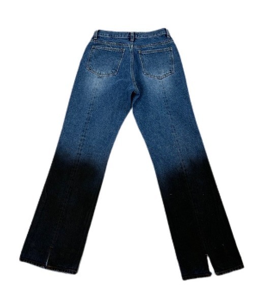 Chikashitsu +(チカシツプラス)の「【Chikashitsu +/チカシツプラス】two tone denim pants/デニムパンツ デザインデニム(デニムパンツ・メンズ・ブルー・S/M)」の5枚目の写真