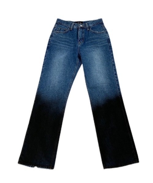 Chikashitsu +(チカシツプラス)の「【Chikashitsu +/チカシツプラス】two tone denim pants/デニムパンツ デザインデニム(デニムパンツ・メンズ・ブルー・S/M)」の10枚目の写真