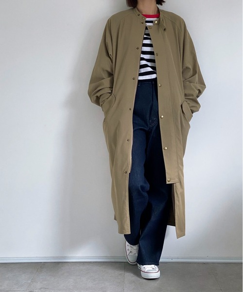 ottilie（オティーリエ）の「2WAYオーバーコート（ステンカラーコート・レディース・ベージュ・FREE）」の17枚目の写真