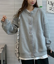 VIBGYOR Women | 【KOREA SELECT】ビッグシルエット スウェット カーディガン(カーディガン/ボレロ)