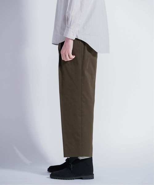 417 EDIFICE(フォーワンセブンエディフィス)の「"ワイド"【allery / アレリ―】スラックス(スラックス・メンズ・ベージュ/カーキ・SMALL/MEDIUM/LARGE)」の1枚目の写真