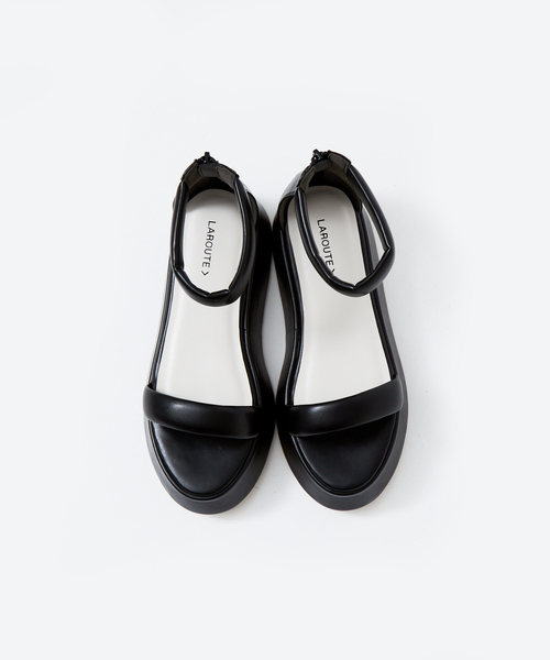 LAROUTE（ラルート）の「★LR/ﾁｭｰﾌﾞﾍﾞﾙﾄﾎﾞﾘｭｰﾑｻﾝﾀﾞﾙ（サンダル・レディース・グリーン/マスタード/ホワイト/ブラック・S/M/L）」の14枚目の写真