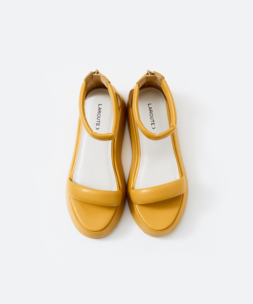 LAROUTE（ラルート）の「★LR/ﾁｭｰﾌﾞﾍﾞﾙﾄﾎﾞﾘｭｰﾑｻﾝﾀﾞﾙ（サンダル・レディース・グリーン/マスタード/ホワイト/ブラック・S/M/L）」の16枚目の写真