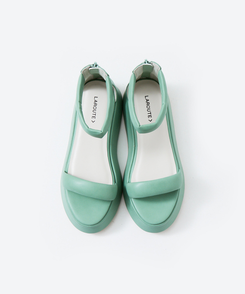 LAROUTE（ラルート）の「★LR/ﾁｭｰﾌﾞﾍﾞﾙﾄﾎﾞﾘｭｰﾑｻﾝﾀﾞﾙ（サンダル・レディース・グリーン/マスタード/ホワイト/ブラック・S/M/L）」の17枚目の写真