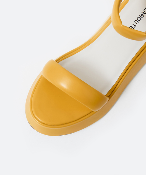 LAROUTE（ラルート）の「★LR/ﾁｭｰﾌﾞﾍﾞﾙﾄﾎﾞﾘｭｰﾑｻﾝﾀﾞﾙ（サンダル・レディース・グリーン/マスタード/ホワイト/ブラック・S/M/L）」の20枚目の写真