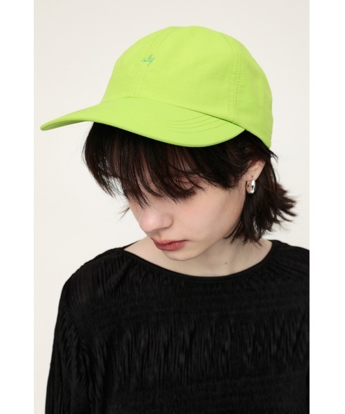 SLY（スライ）の「SLY LOGO NYLON CAP ロゴ ナイロン キャップ（キャップ・レディース・ライム/ブラック/アイボリー・FREE）」の13枚目の写真