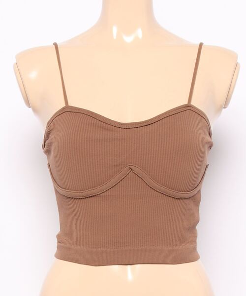 jumelle（ジュメロ）の「カップ付きインナー（キャミソール・レディース・ブラウン/カーキ・FREE）」の15枚目の写真