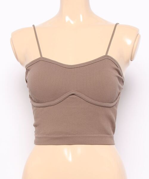 jumelle（ジュメロ）の「カップ付きインナー（キャミソール・レディース・ブラウン/カーキ・FREE）」の16枚目の写真