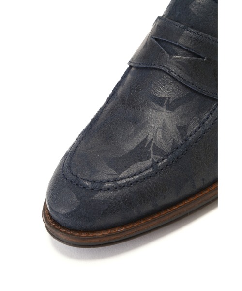 HIGH STREET（ハイストリート）の「HIGH STREET∴花柄フィルムローファー（ローファー・メンズ・グレー・S）」の6枚目の写真