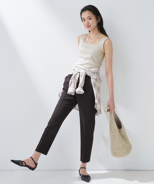 【SSサイズ別注/日本製】ビスチェインナータンクトップ（タンクトップ）｜INDIVI（インディヴィ）