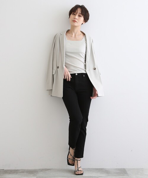 【SSサイズ別注/日本製】ビスチェインナータンクトップ（タンクトップ）｜INDIVI（インディヴィ）