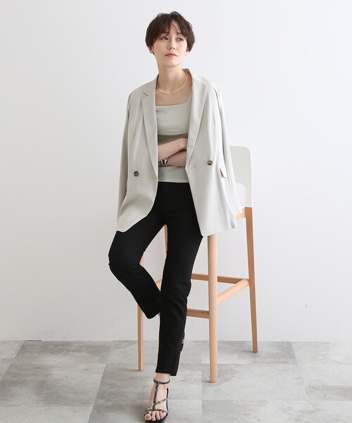 【SSサイズ別注/日本製】ビスチェインナータンクトップ（タンクトップ）｜INDIVI（インディヴィ）