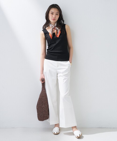 【SSサイズ別注/日本製】ビスチェインナータンクトップ（タンクトップ）｜INDIVI（インディヴィ）