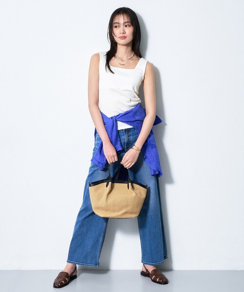 【SSサイズ別注/日本製】ビスチェインナータンクトップ（タンクトップ）｜INDIVI（インディヴィ）