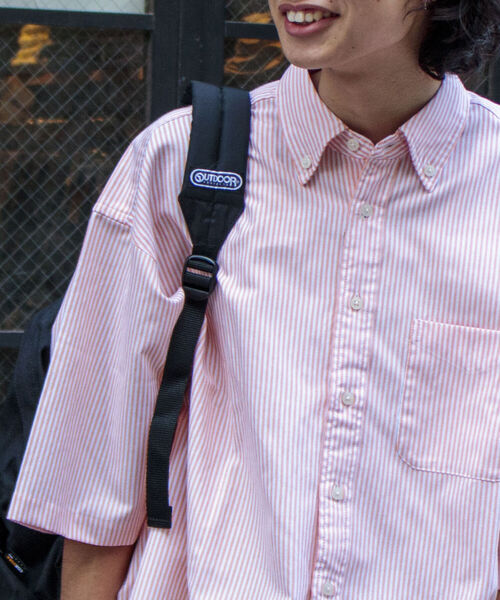 OUTDOOR PRODUCTS（アウトドアプロダクツ）の「【OUTDOOR PRODUCTS/アウトドアプロダクツ】MIDEIUM ナイロンデイパック（バックパック/リュック・メンズ・ブラック/ダークグリーン/ベージュ/グレー/レッド/グリーン・FREE）」の9枚目の写真