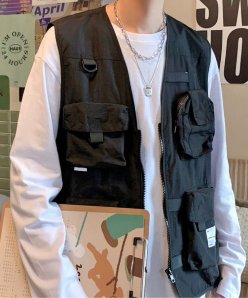 ARULE（アルール）の「『ARULE/アルール』ポケットベスト【Y】【CN】（ベスト・メンズ・ブラック・M/L）」の3枚目の写真