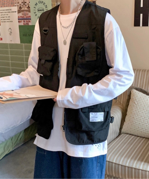 ARULE（アルール）の「『ARULE/アルール』ポケットベスト【Y】【CN】（ベスト・メンズ・ブラック・M/L）」の4枚目の写真