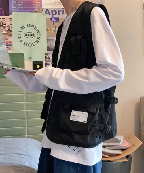 ARULE（アルール）の「『ARULE/アルール』ポケットベスト【Y】【CN】（ベスト・メンズ・ブラック・M/L）」の10枚目の写真