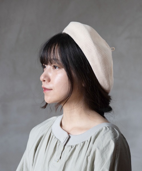 Summer Knit Beret Iv サマーニットベレー帽 ハンチング ベレー帽 Contra Bo Nepre コントラ ボ ネプレ のファッション通販 Zozotown