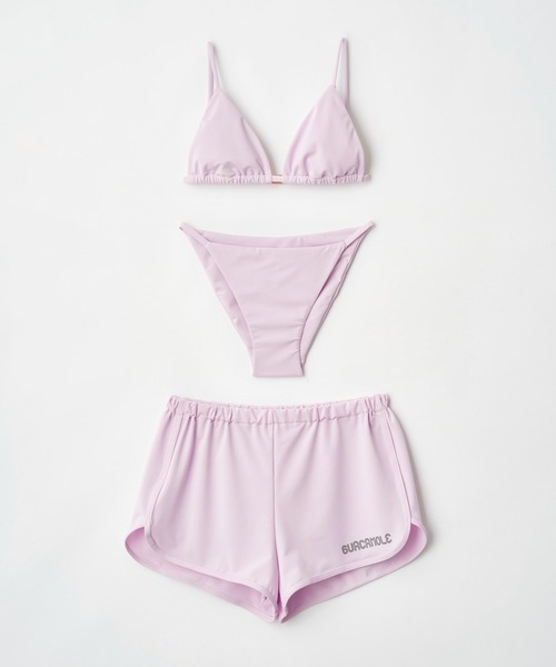 GUACAMOLE（ガカモレ）の「TRIANGLE BIKINI / LOGO SHORTS（水着・レディース・ホワイト/ブラック/ピンク・M）」の6枚目の写真